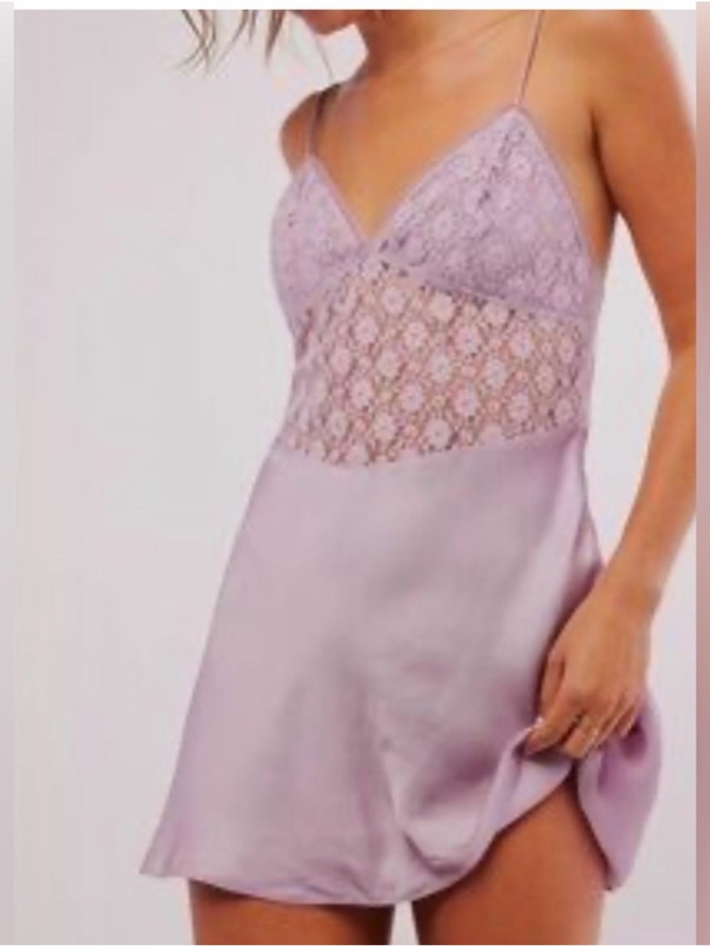Free People New Love Mini Slip Dress